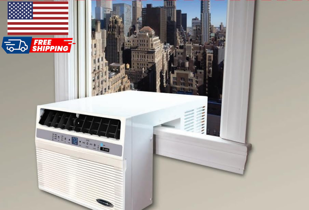 12,000 BTU Window Air Conditioner with 10,000 BTU Heater Cooling 115 Volts 12.5&Prime;