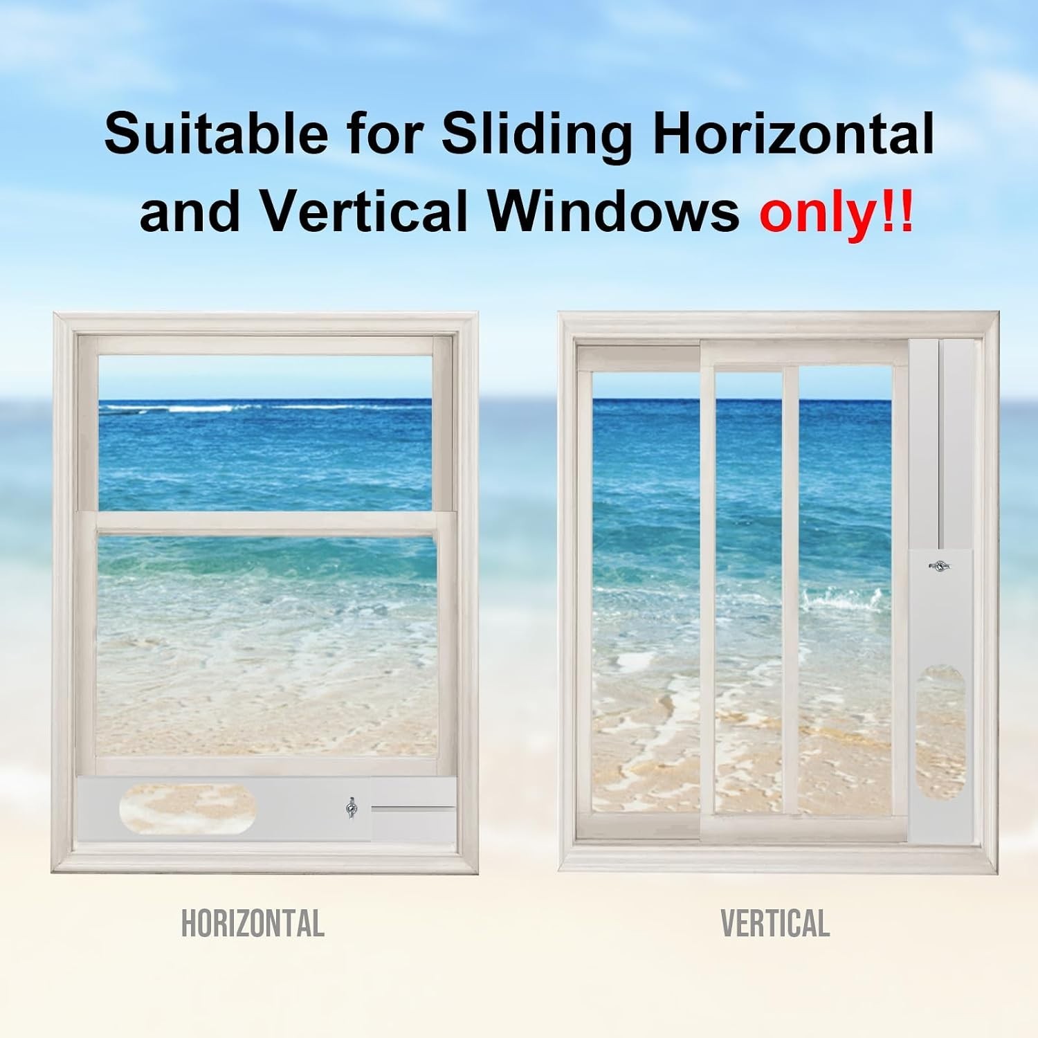 Portable AC Window Vent Kit, AC Seal Kit with 5.9&Prime; Hose for Sliding Windows |…