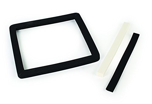 Camco 25071 RV Roof AC Gasket Kit 14 Inch Universal Waterproof Seal Black Rubber