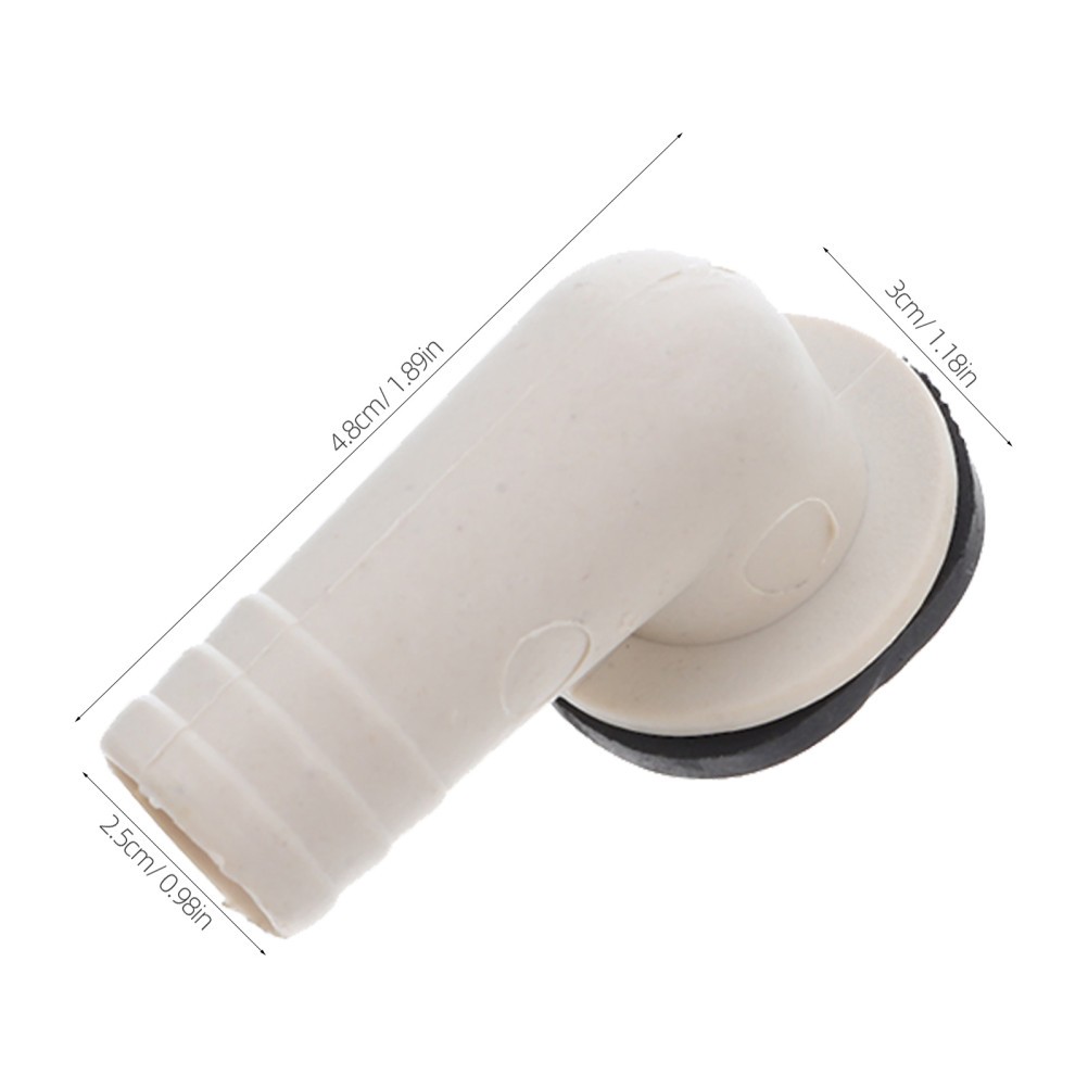 4 Pcs Air Conditioner Drain Fitting 3/4 Inch Hose Connector Outlet