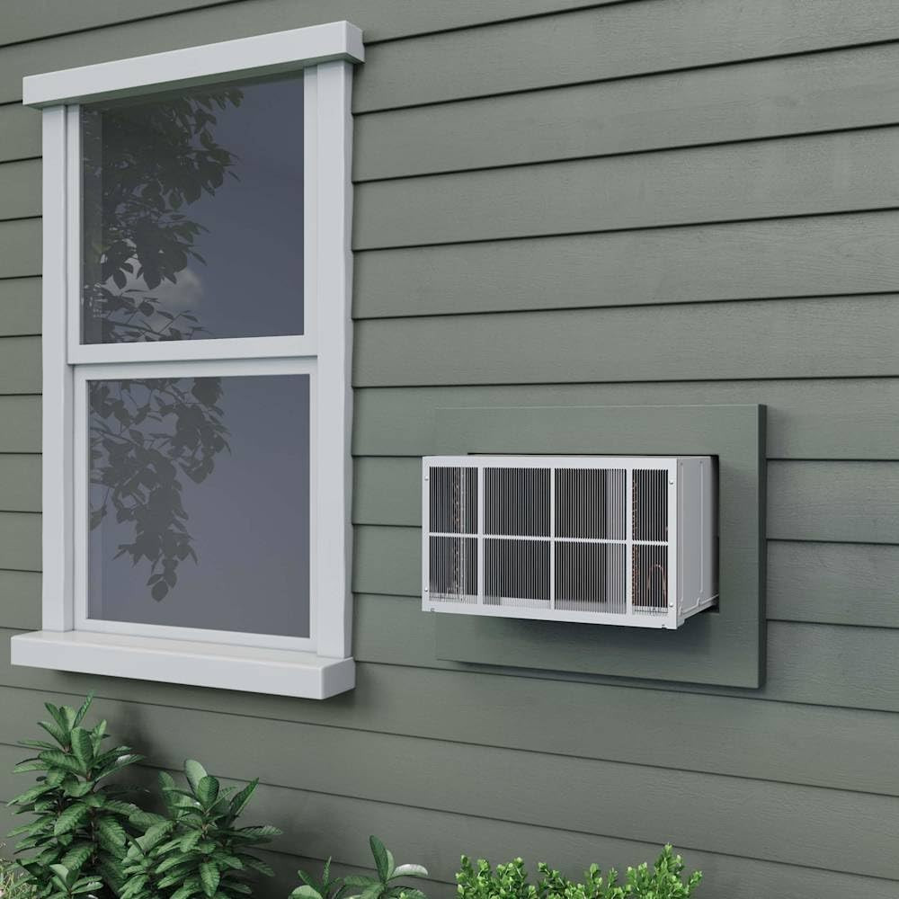 8,000 BTU Through-the-Wall AC & Heat with Remote Control – Energy Efficient Whit