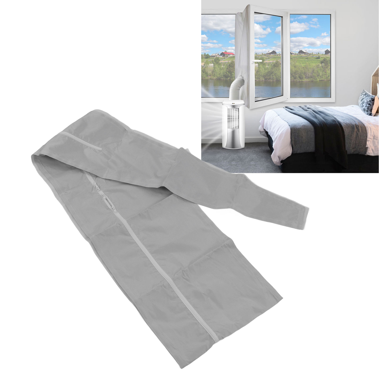 Air Conditioner Window Sealing Cloth Universal AC Window Frame Baffle Kit 9.8ft
