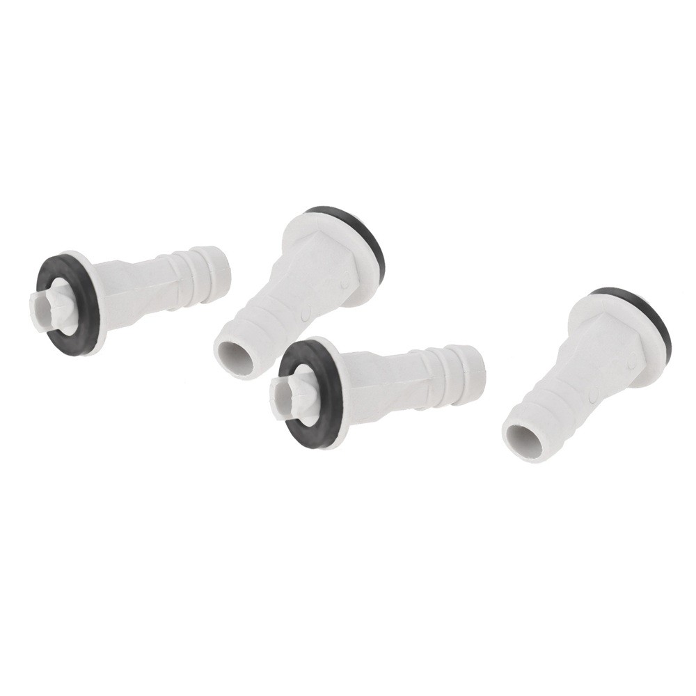 4 x 0.6 Inch Air Conditioner Drain Hose Connector Straight Fittings For Windows