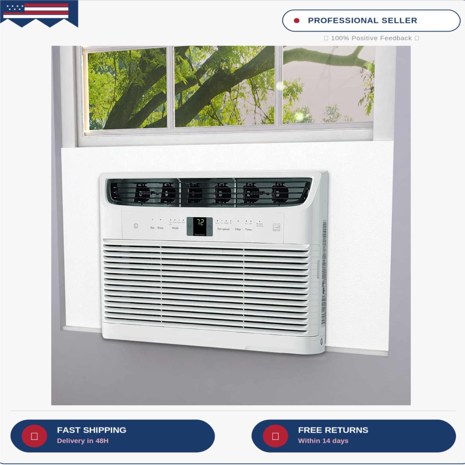 Window Air Conditioner Surround Foam Insulation Panels,AC Side Insulating Sun Bl