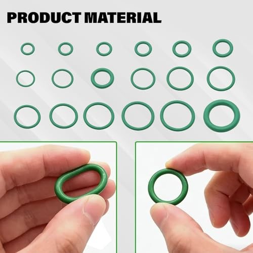 Car A/c Repair Kit, 270PCS O-Ring Set + 40PCS Car Air Conditioner Valve Core