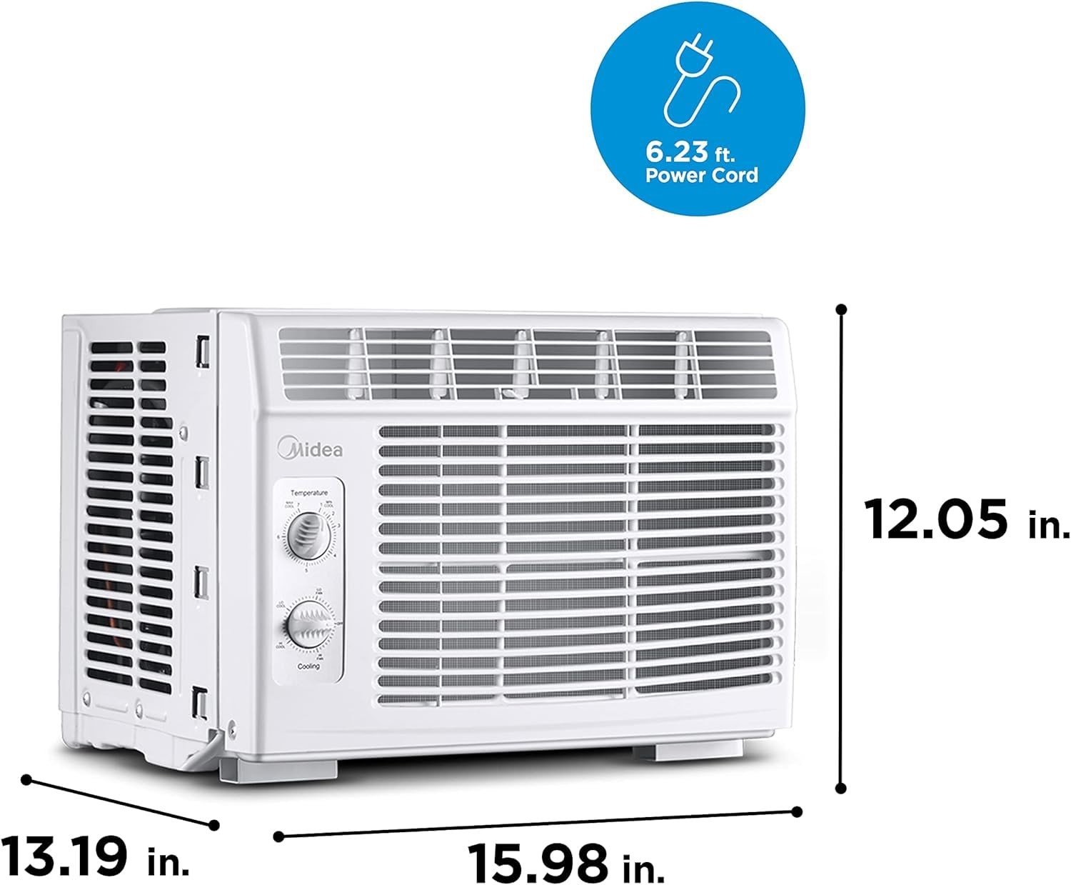 Midea 5000 Btu Easycool Small Window Air Conditioner – Cool Up To 150 Sq. Ft.