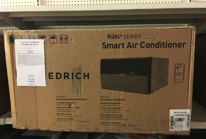 Friedrich 13,600 BTU Window AC WI-FI KCS14A10A