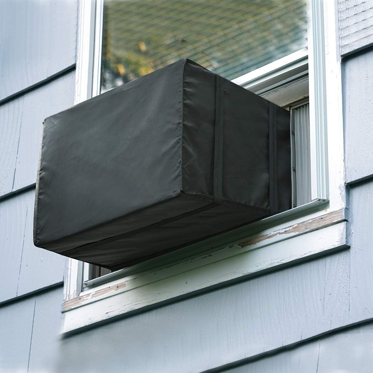 Outdoor Window AC Cover Waterproof Oxford 21x16x15 Protects 3000-7000 BTU