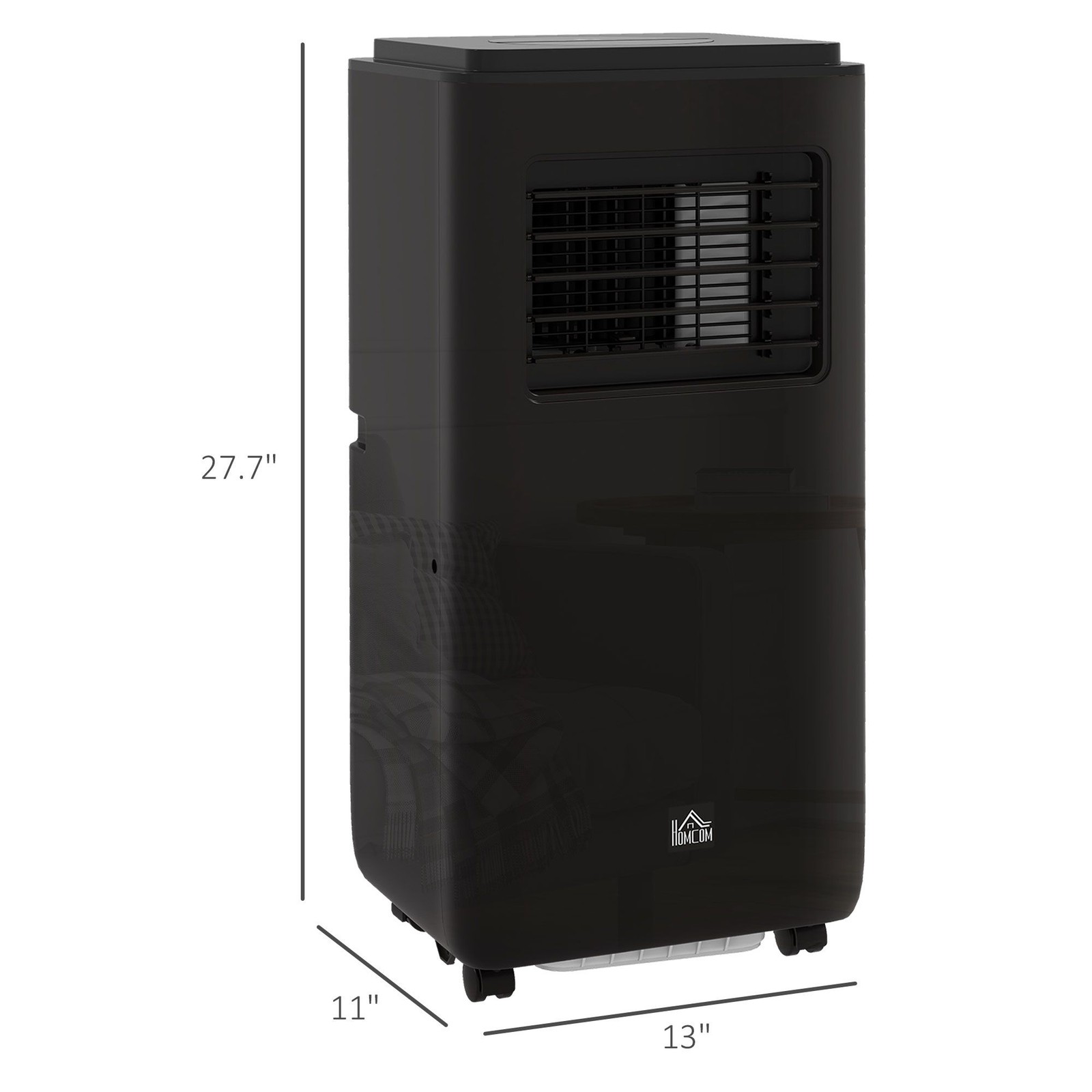 8, 000 BTU Moible Air Conditioner 345 Sq. Ft., Dehumidifier Fan Auto Sleep with