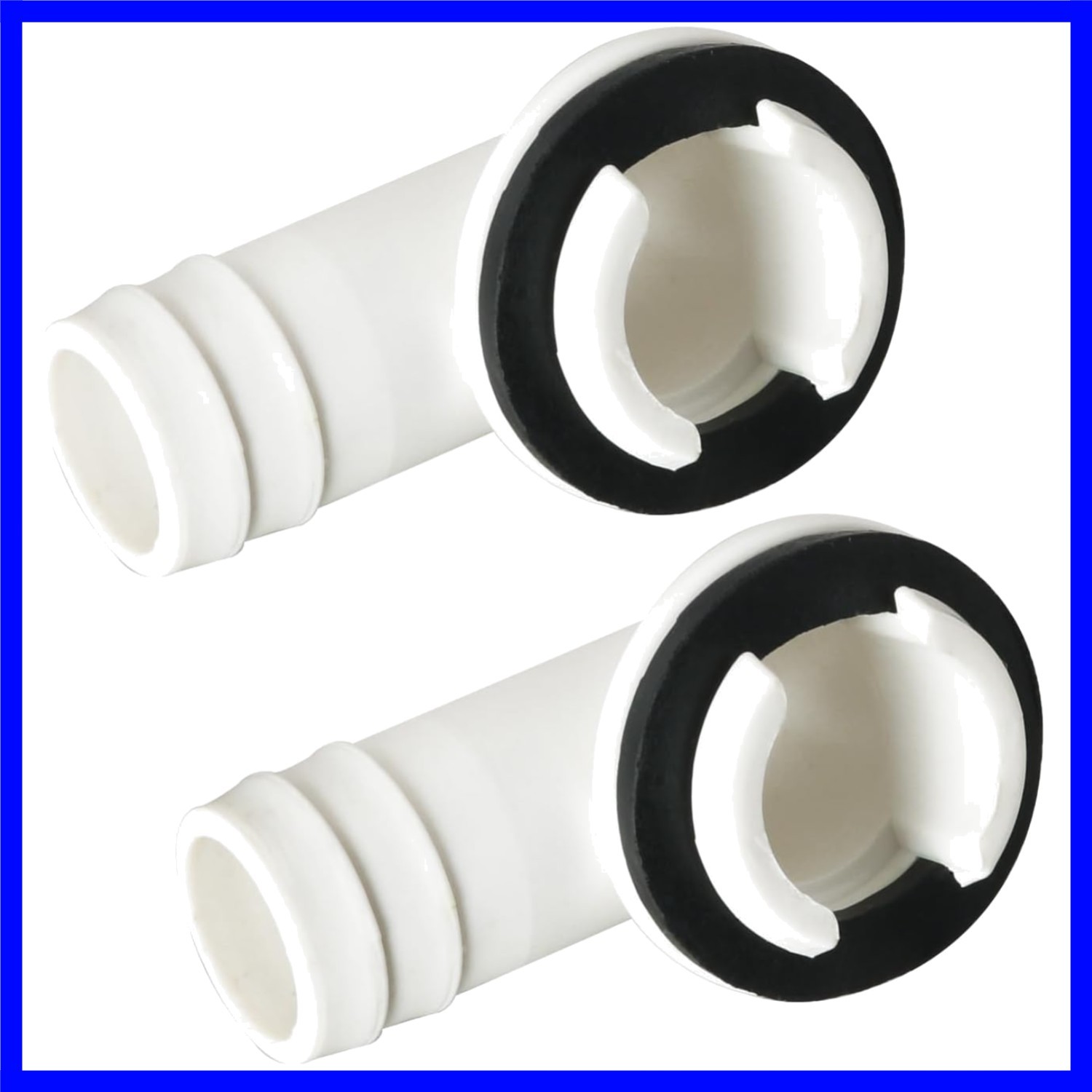 2pcs Black 20mm Drain Hose Connector for Air Conditioners – No Leak, Quick Fit
