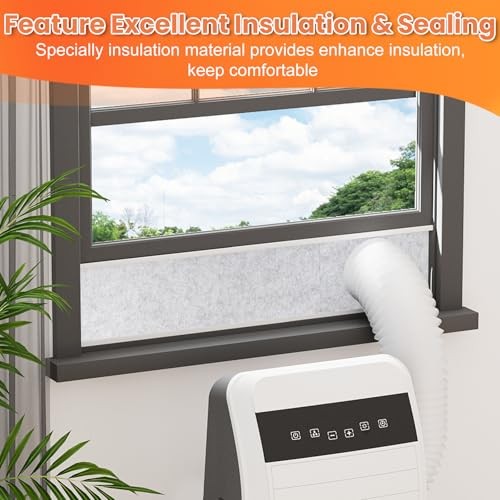 Insulated Foam Panels for Portable Air Conditioner Window Vent Kit,