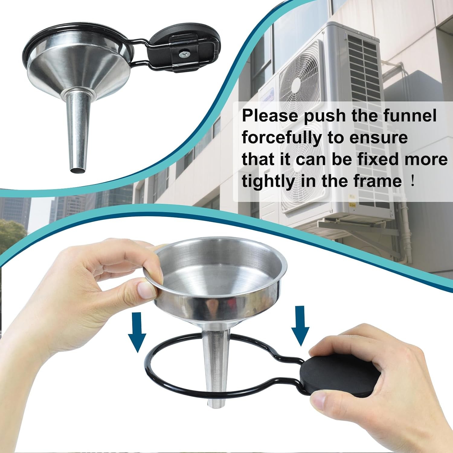 Magnetic Window Air Conditioner Drain Kit Universal Portable Air 18Ft
