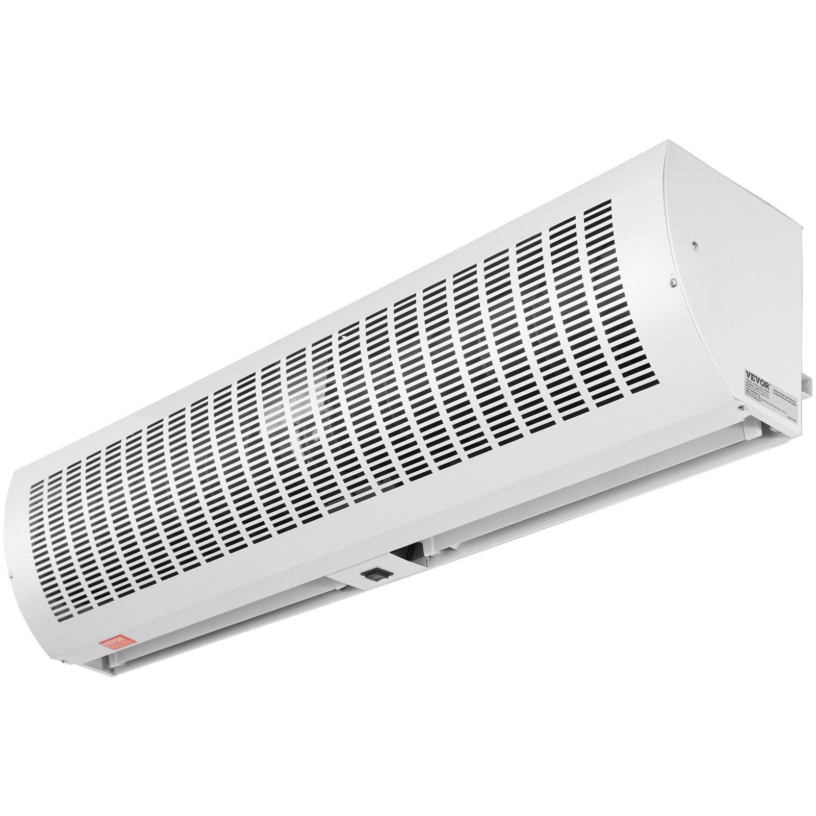 Commercial Air Curtain 48in, 1650 CFM, Dual Speed, Corrosion-Resistant Metal
