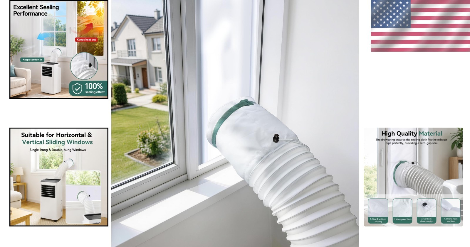 Efficient AC Window Vent Seal for Sliding Windows – 100% Sealing Guarantee