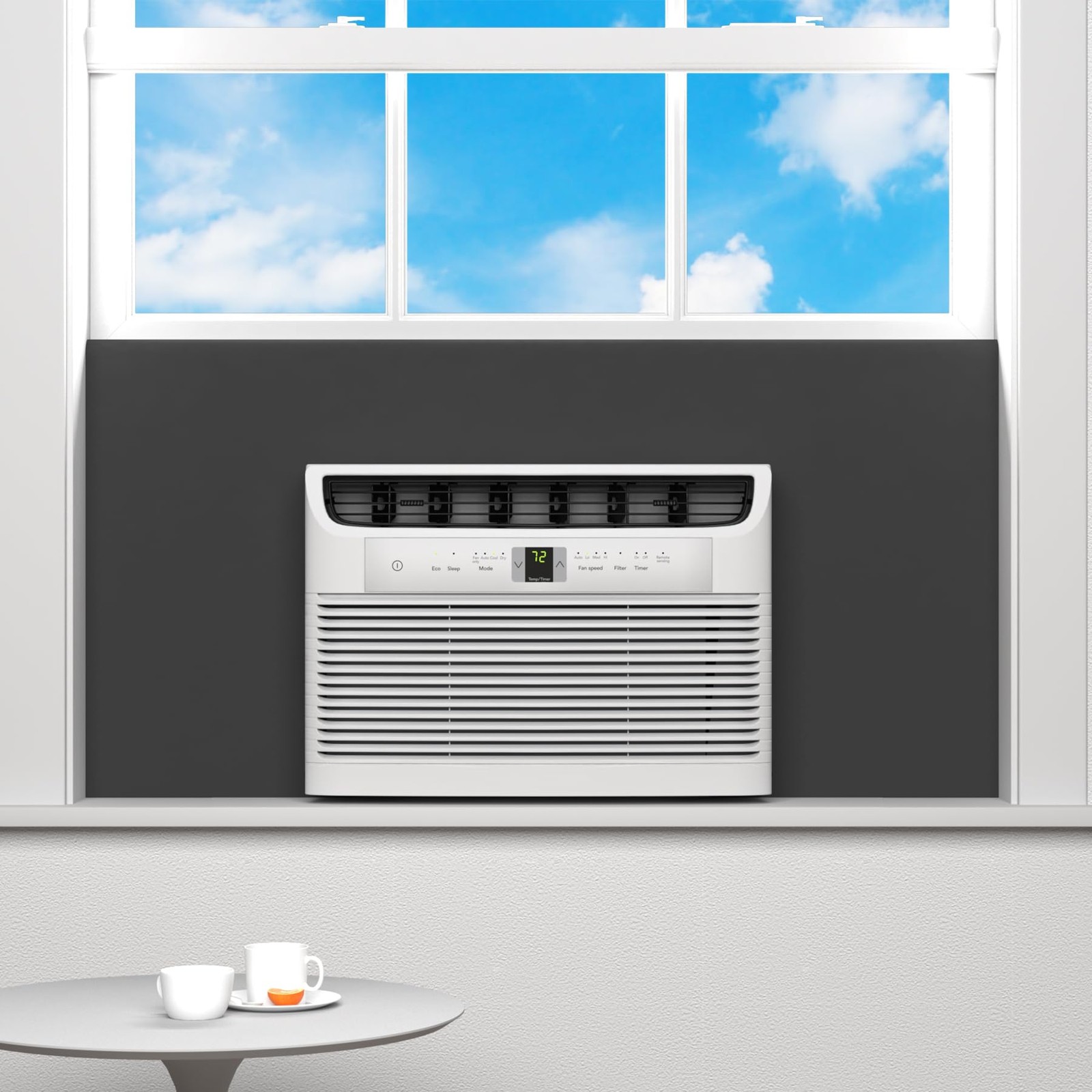 Window Air Conditioner Side Panels, 48 Inch Extended Width XL Size Surround I…