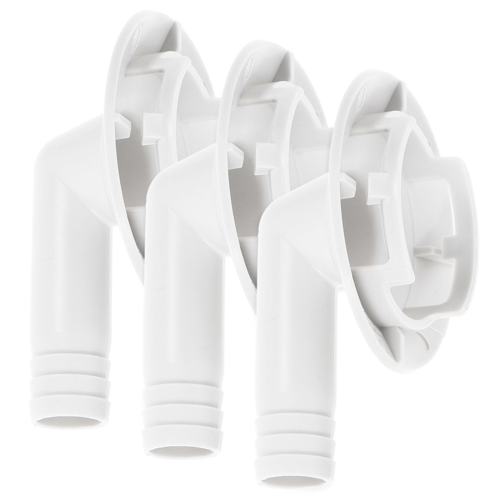 3 Pcs Air Conditioner Drain Kit External Unit Connector Hose Adapter
