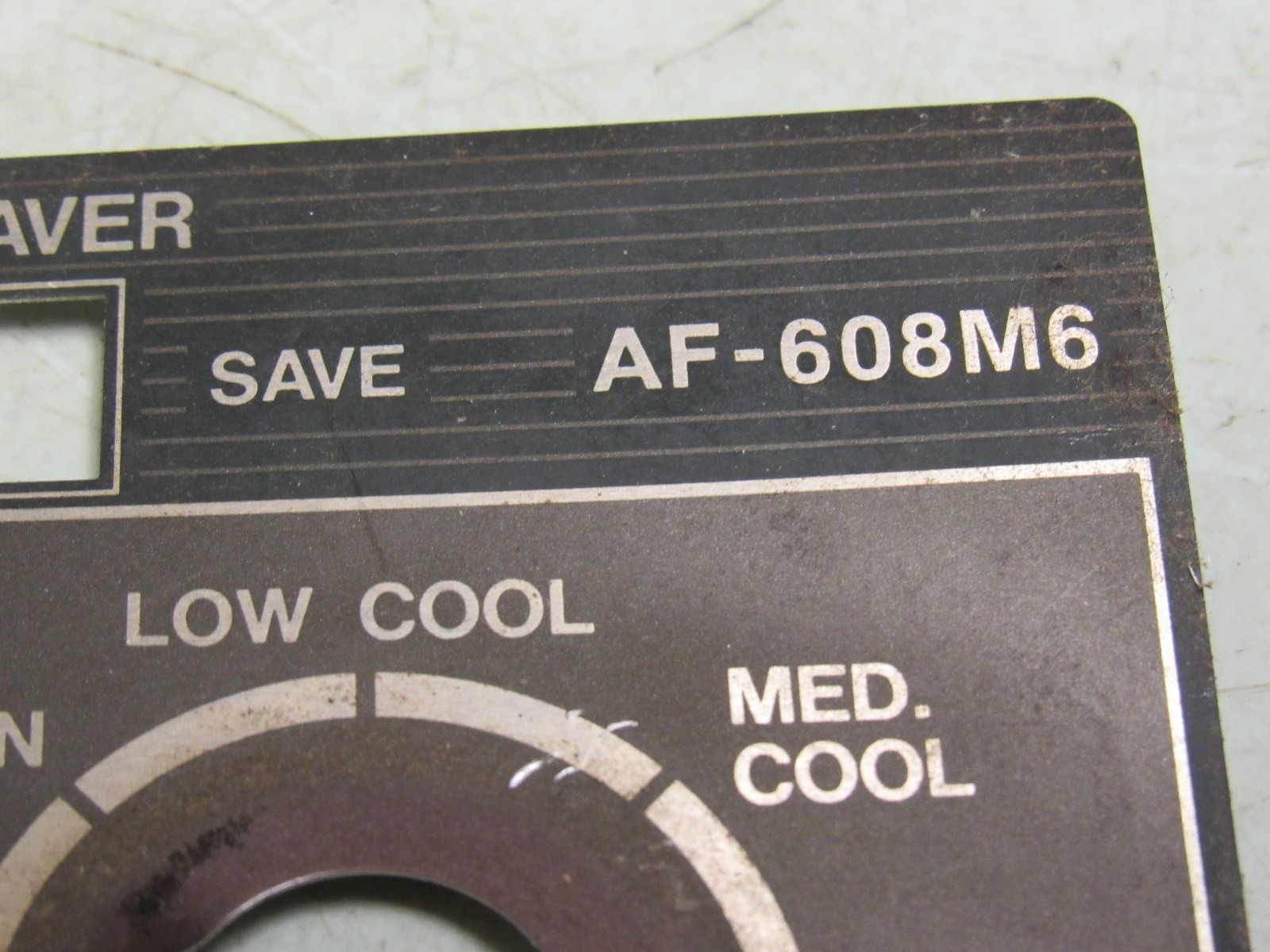 SHARP WINDOW AIR A/C SWITCH ERA4506 W/KNOB 30 DAY WARRANTY FREE SHIP