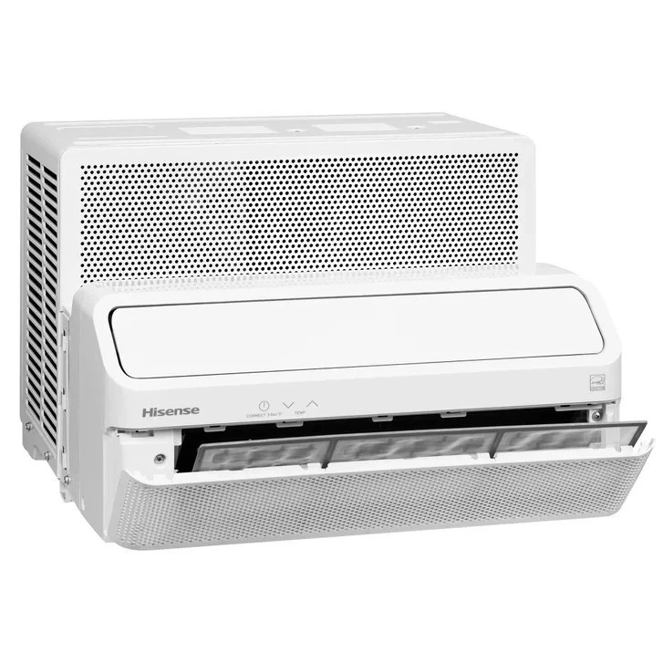 Hisense Ultra-Slim 8000 BTU Smart Inverter Window Air Conditioner with Bracket