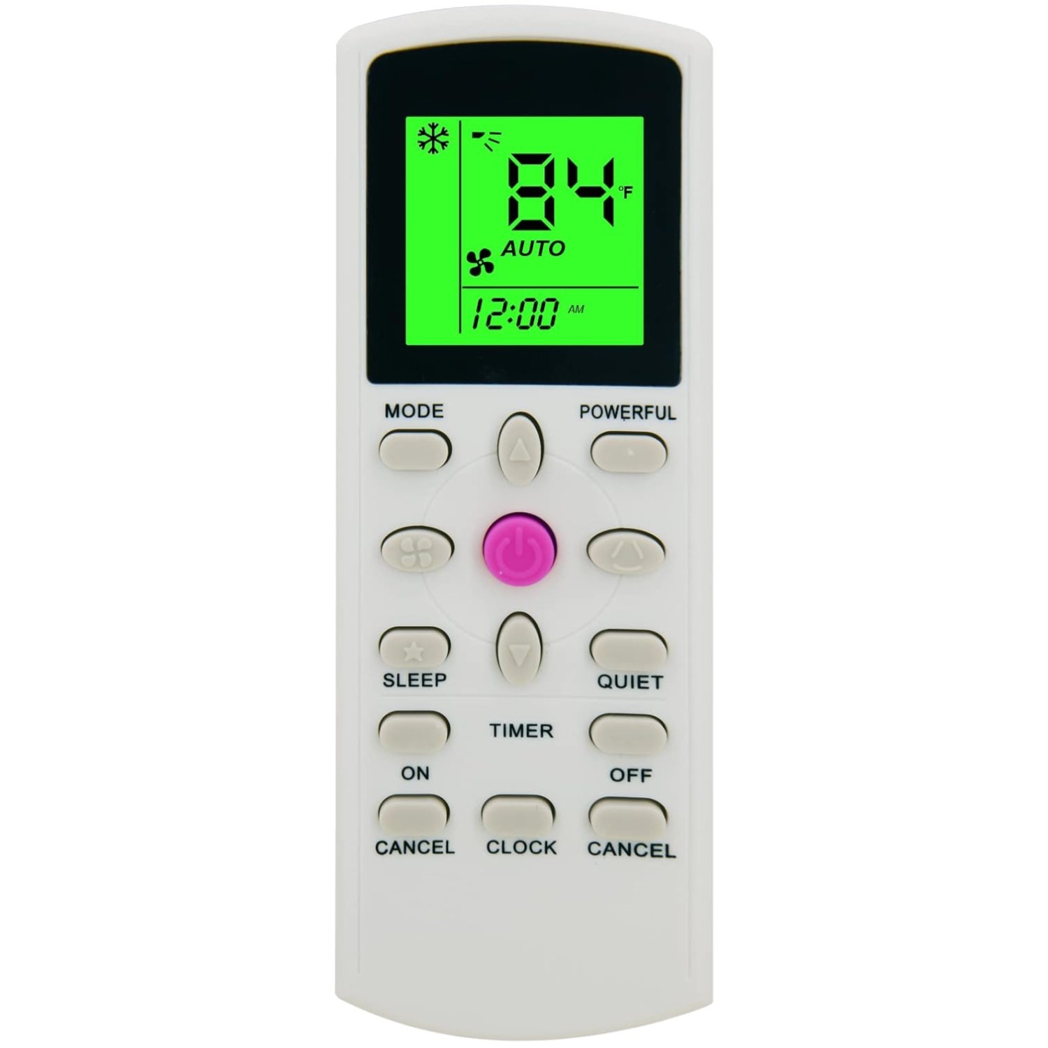 Daikin Air Conditioner Remote – 12 Button Control, 10m Range