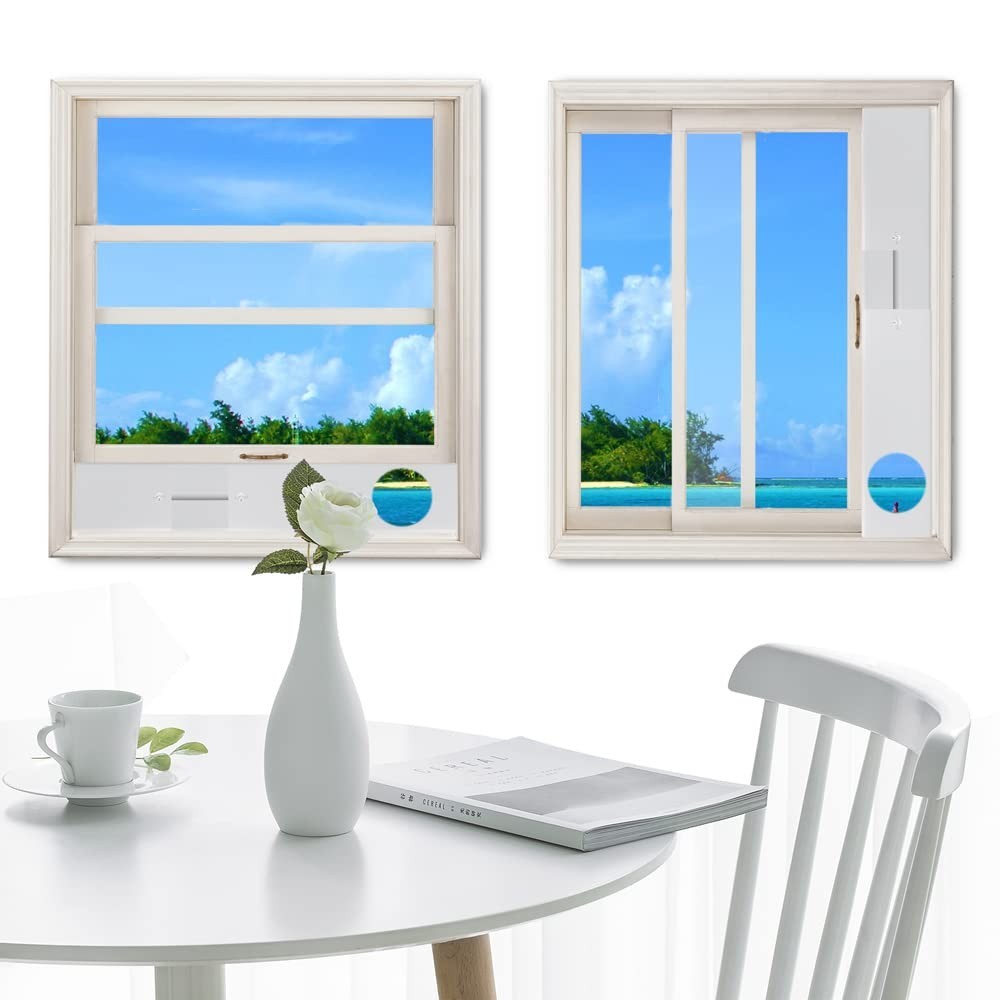 Portable Air Conditioner Window Kit – Adjustable Sliding Vent with 2Pack Seal, 5