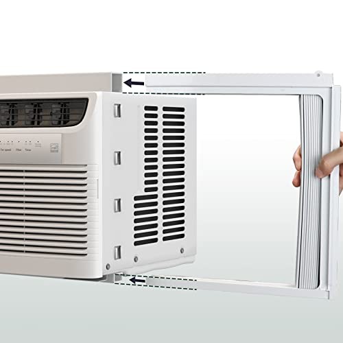Window Air Conditioner Side Panels with Frame, Fit Most Units of 12,000 BTU