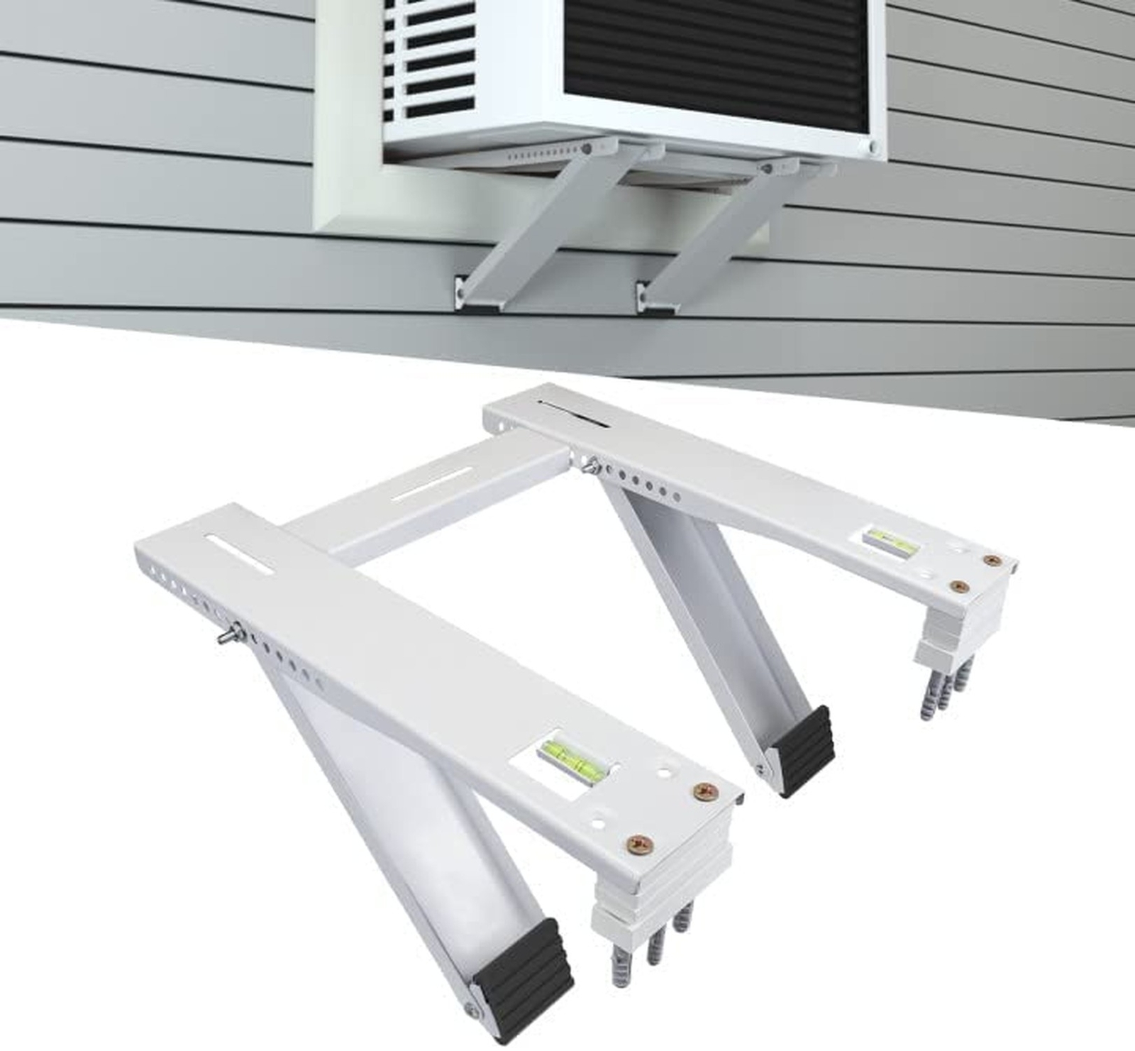 Window AC Support Brackets,Up to 200lbs,Fits 9000 to 24000 BTU Air Conditione…