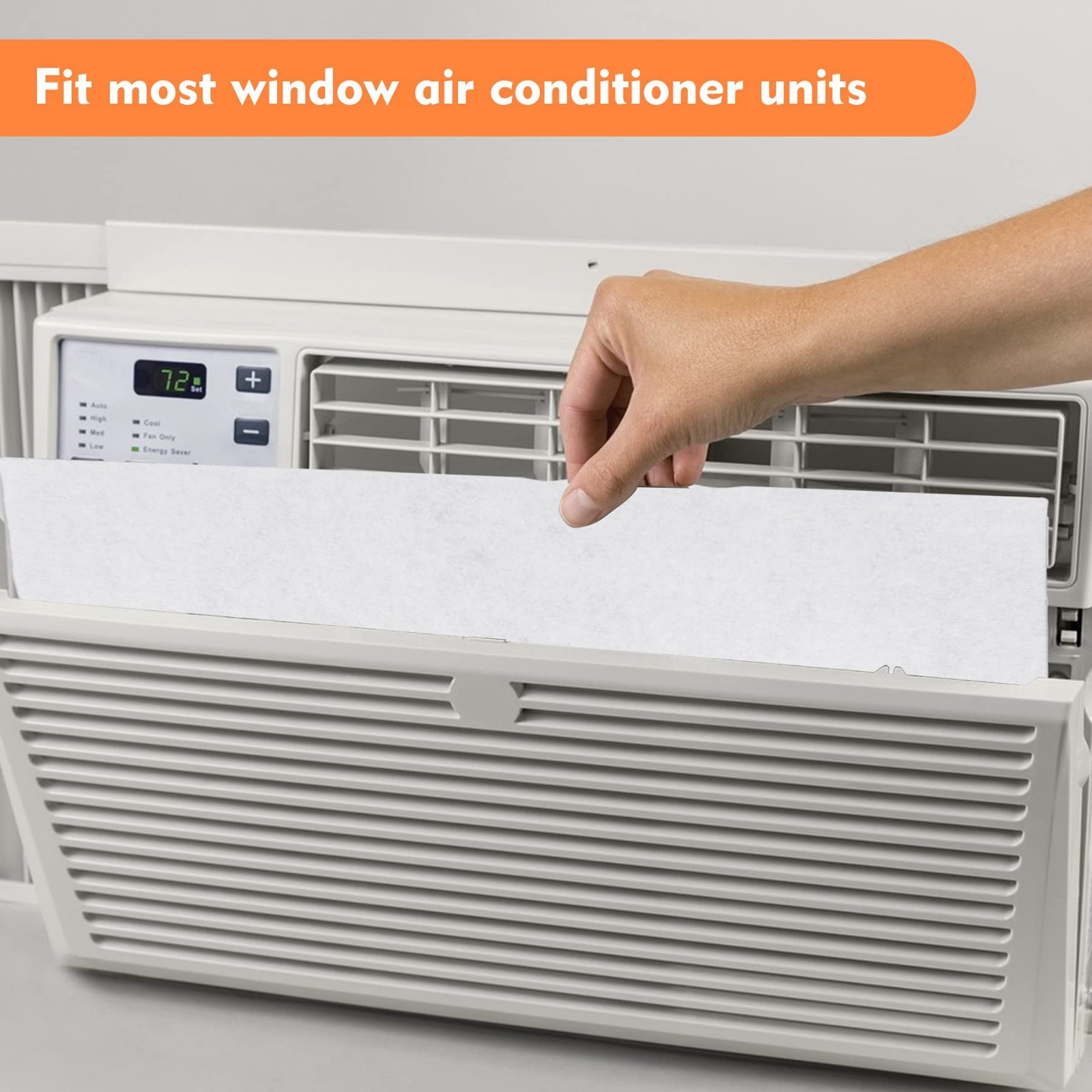 Universal Window Air Conditioner Filter Replacement 24&Prime;x15&Prime;x1/4&Prime; – Compatible Fi