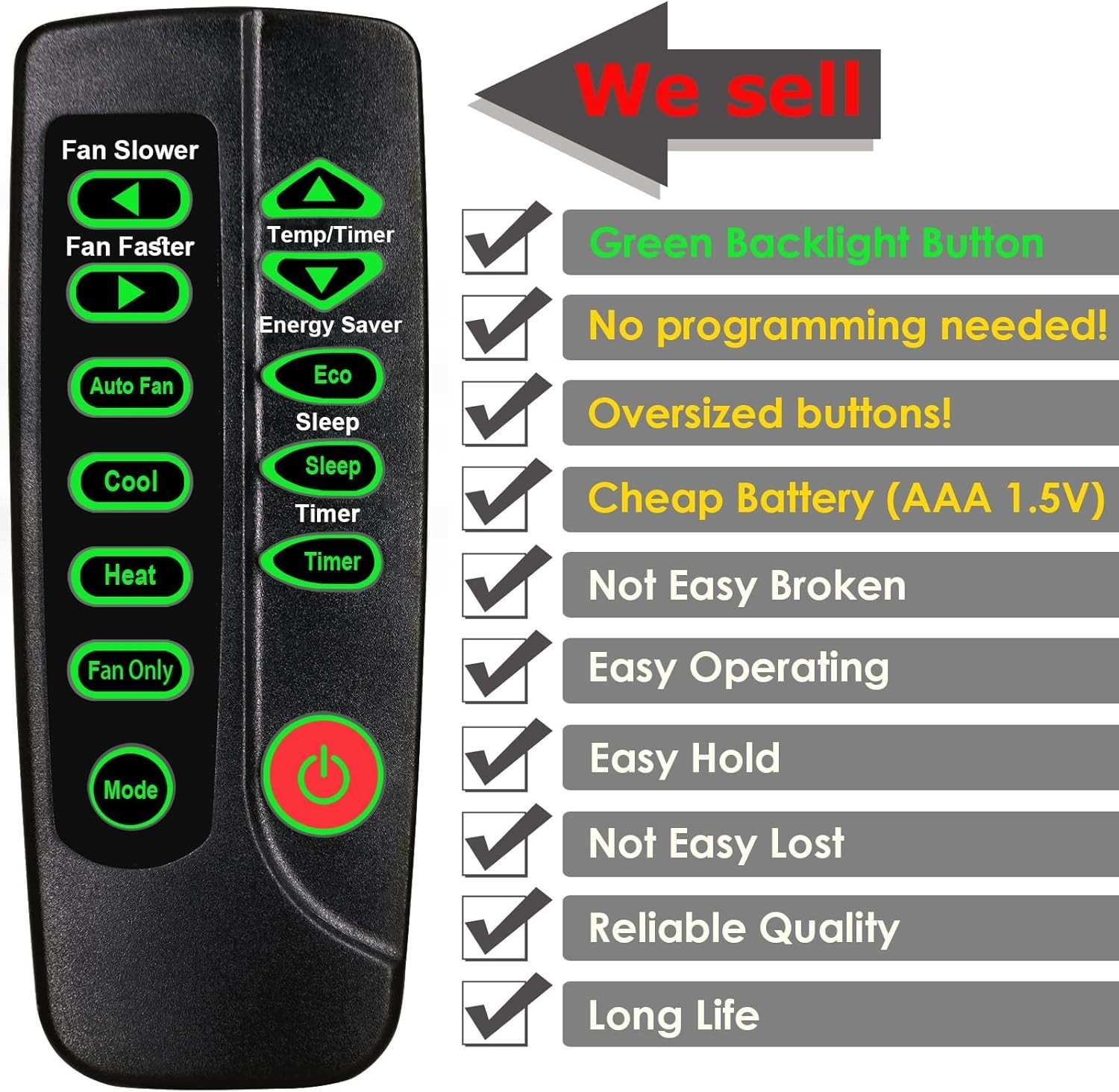 Frigidaire Air Conditioner Remote – 10m Range