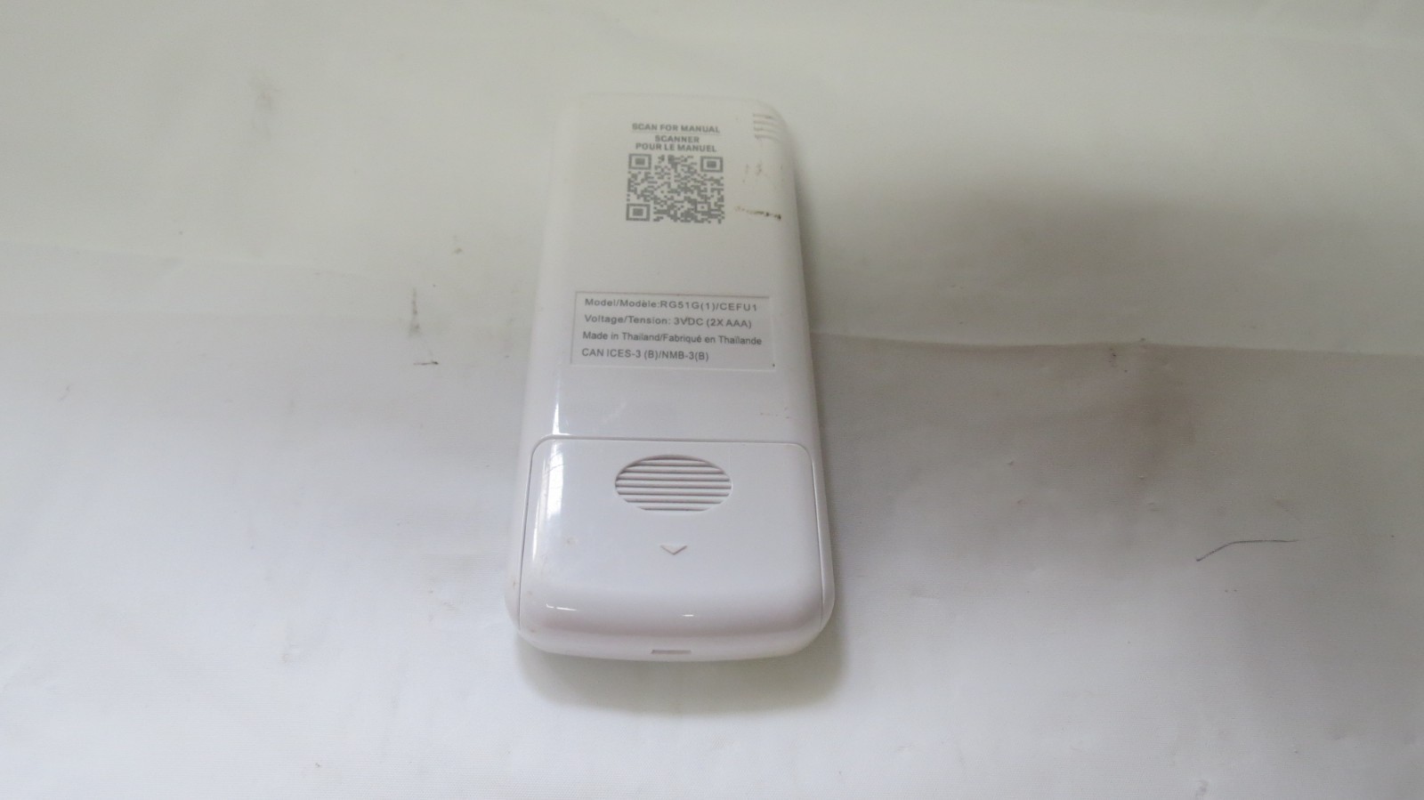 5,000 BTU Perfect Aire Remote RG51G (1) /CEFU1 Air Conditioner A/C 3 Volt DC