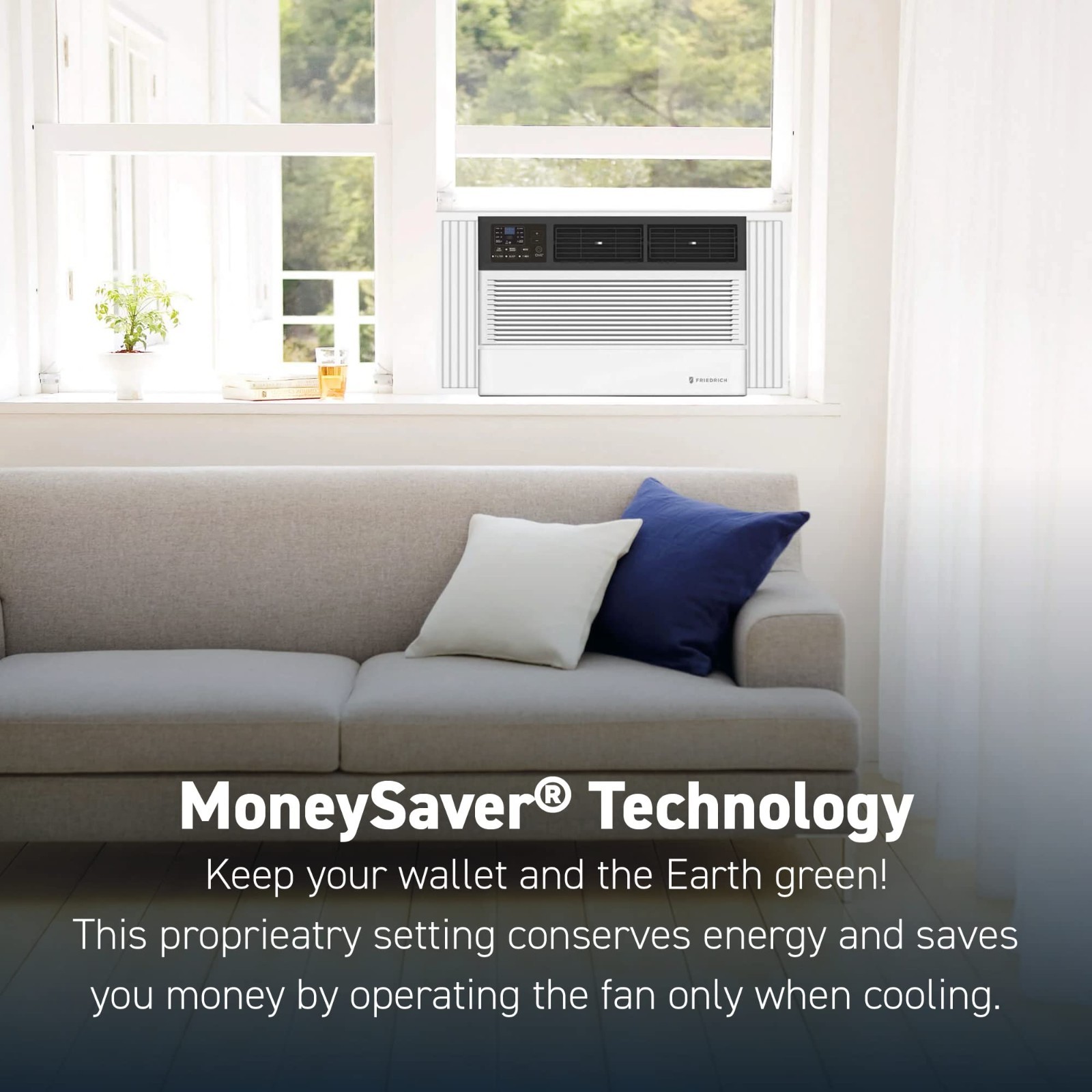 Friedrich 12,000 BTU Window Heat & Cool Air Conditioner CEW12B33B Wi-Fi 230V
