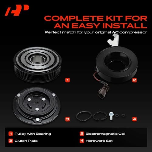 Air Conditioner AC Compressor Clutch Kit | Compatible with Chevrolet Equinox