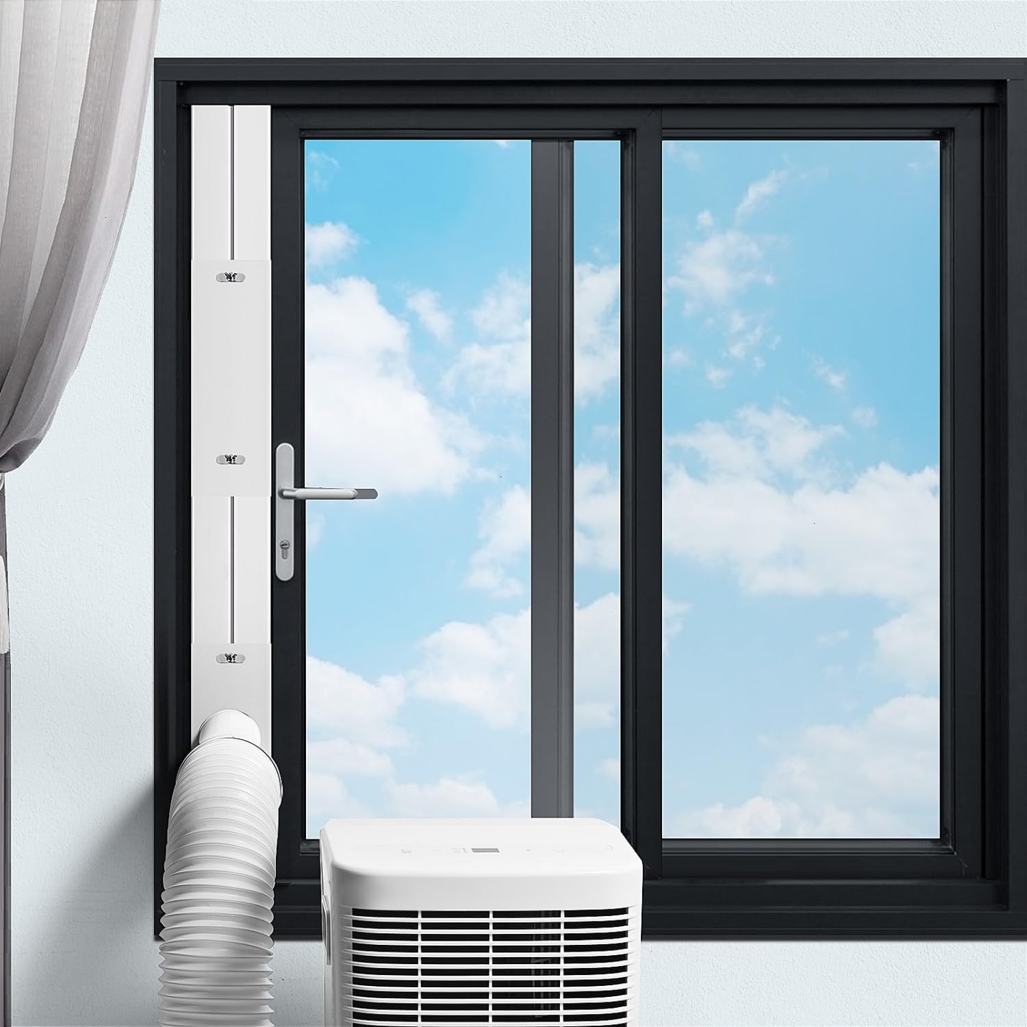 Portable Air Conditioner Window Kit with Coupler Adjustable Window Seal for A…