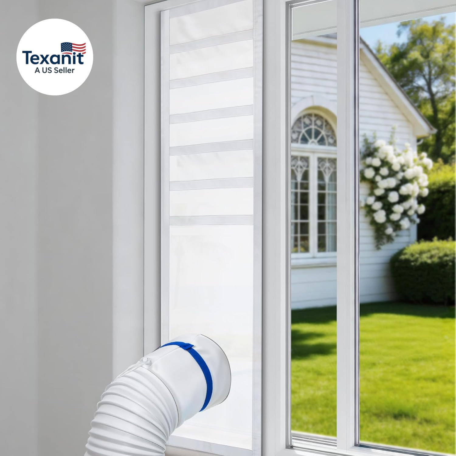Portable Air Conditioner Window Vent Kit, Window Seal Kit for Mobile Air Conditi