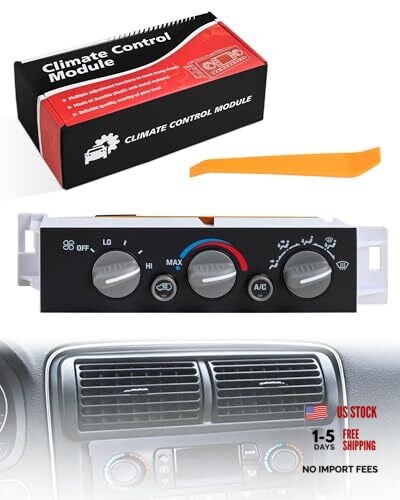 New Upgrade Climate Control Module A/C Heater Air Conditioning Panel 599-007