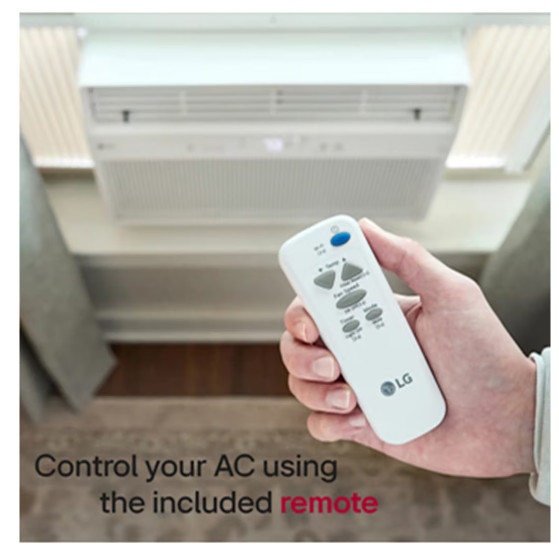 LG 10,000 BTU 115-VOLTS WINDOW AIR CONDITIONER – WHITE – Scratch & Dent