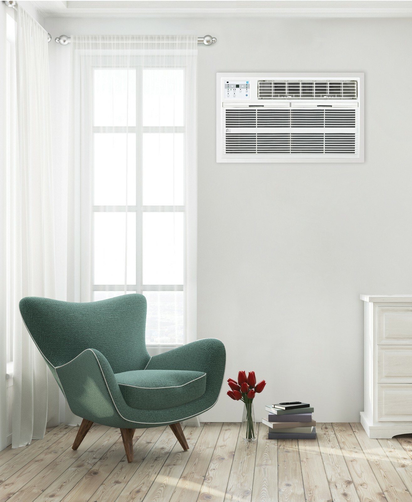 Perfectaire 3PATWH10002 Thru-the-wall air conditioner with electric heat 1000 BT