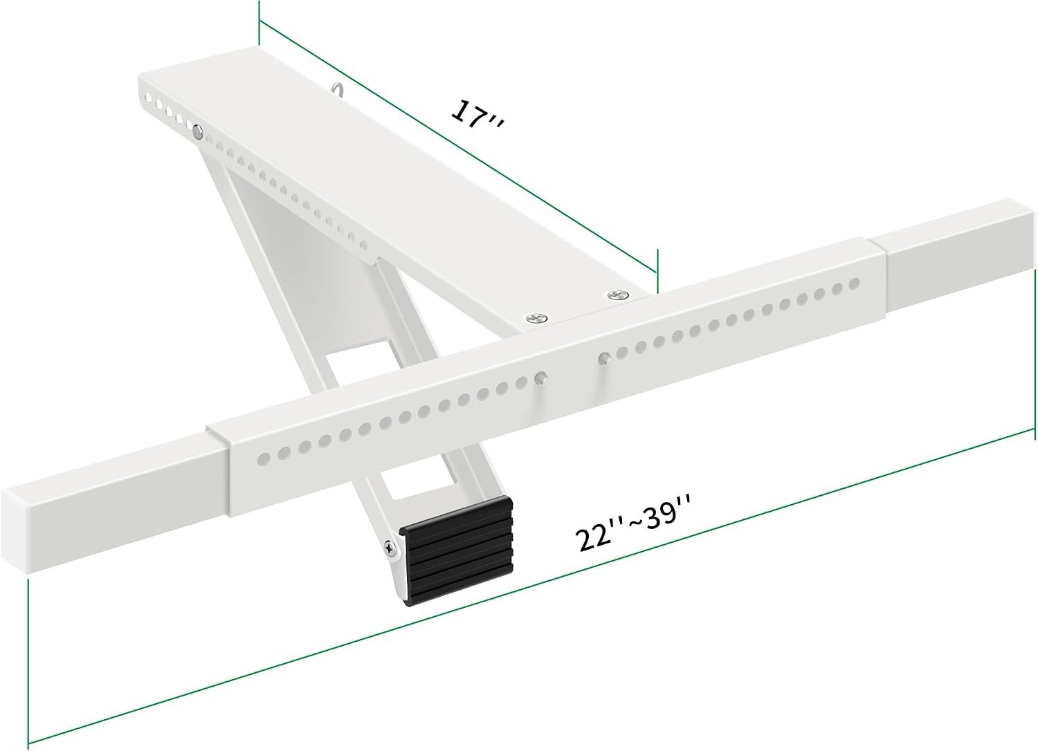 Window AC Bracket No Drill, Heavy-Duty Window Air Conditioner Support Bracket…