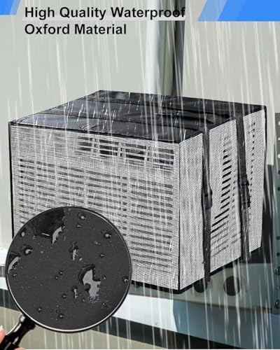 Mesh Window AC Cover, U-Shape Air Conditioner Outdoor Unit Cover, Dustproof Wate
