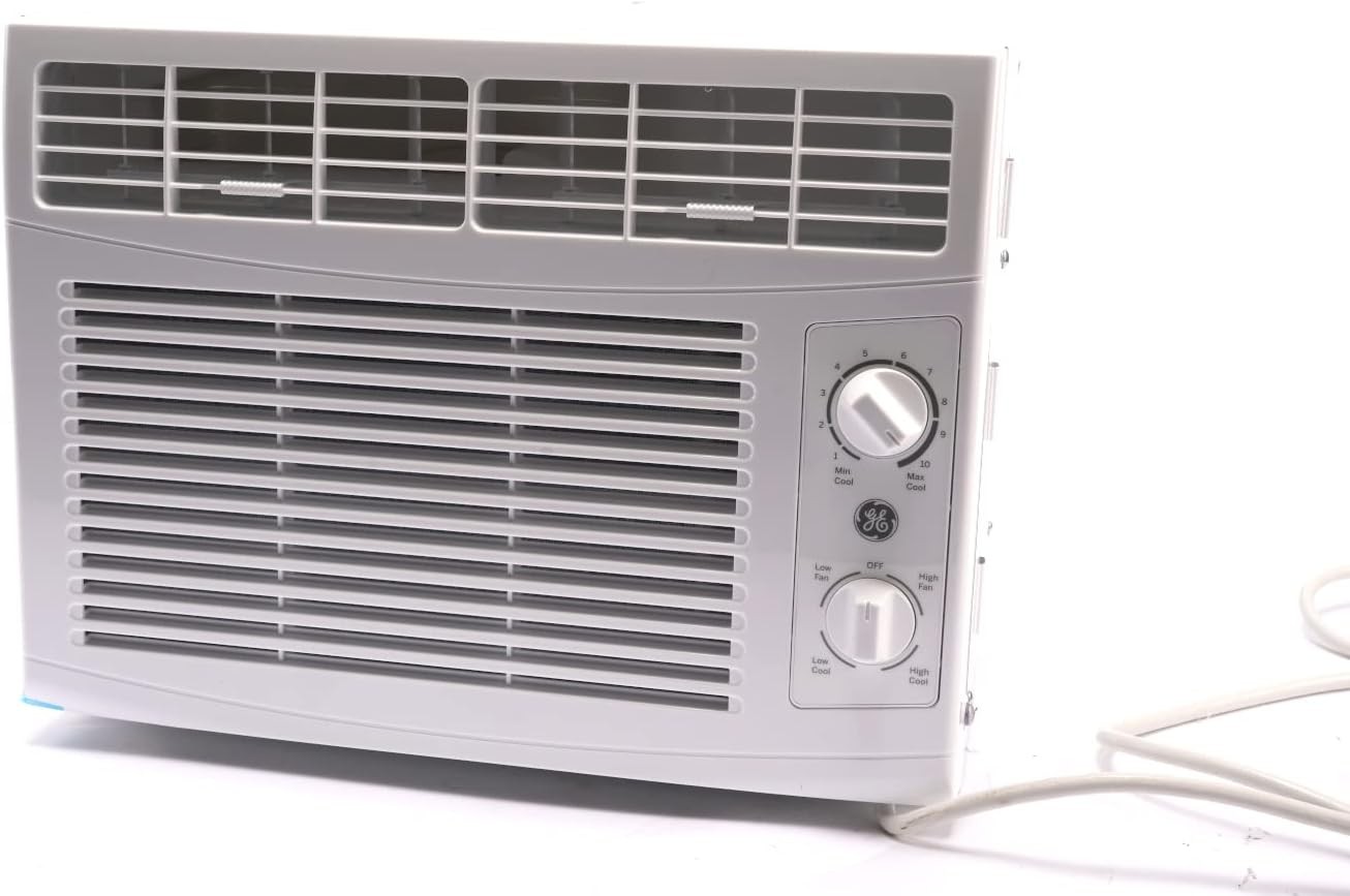 5,000 BTU Mechanical Window Air Conditioner Small Rooms up to 150 sq ft.
