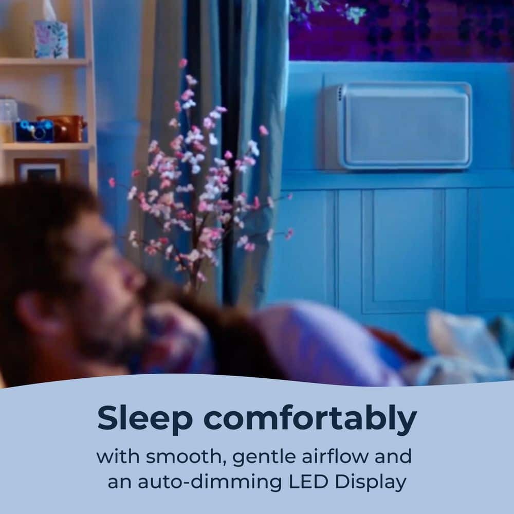 Windmill 6,000 BTU Quiet Smart Window Air Conditioner, Wi-Fi/Remote, 250 sq ft