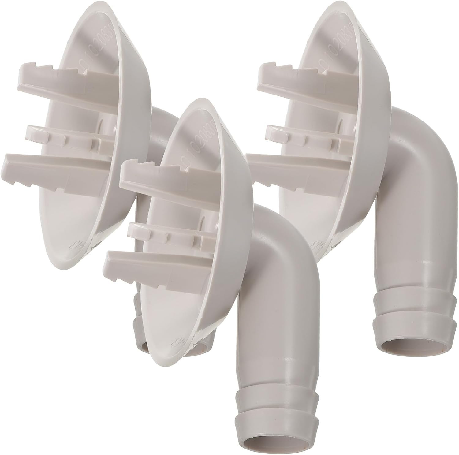 3Pcs Air Conditioner Drain Hose Connector Elbow Fitting for Home Office More Mat