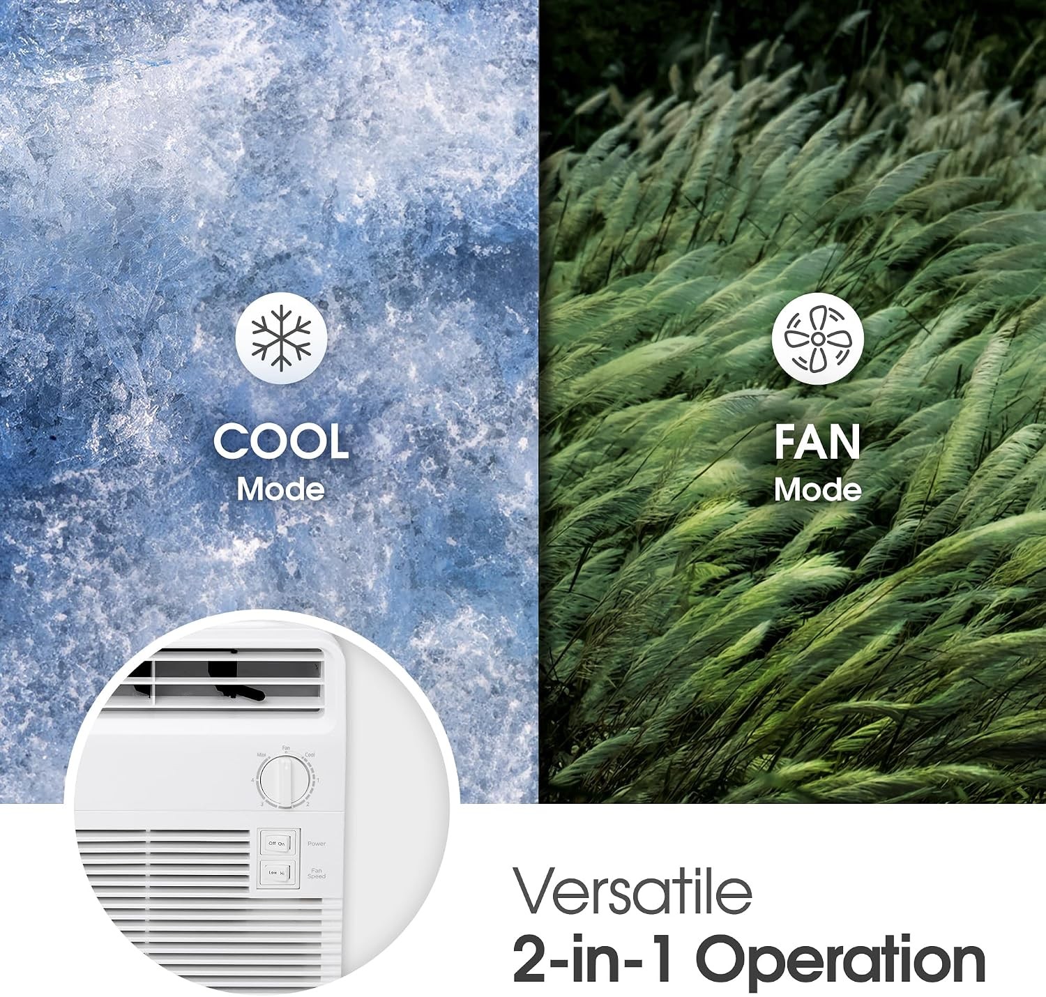 Window Air Conditioner 5000 BTU Ultra Quiet Compact White LW5023 Conditioners
