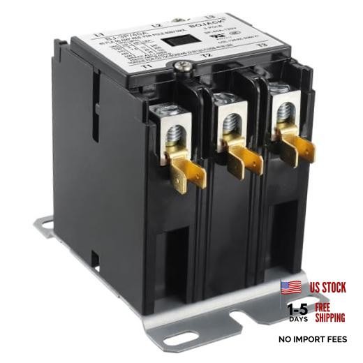 BOJACK 3 Poles FLA 40 Amp Coil 120 VAC Air Conditioner Condenser 3P 40A 120V