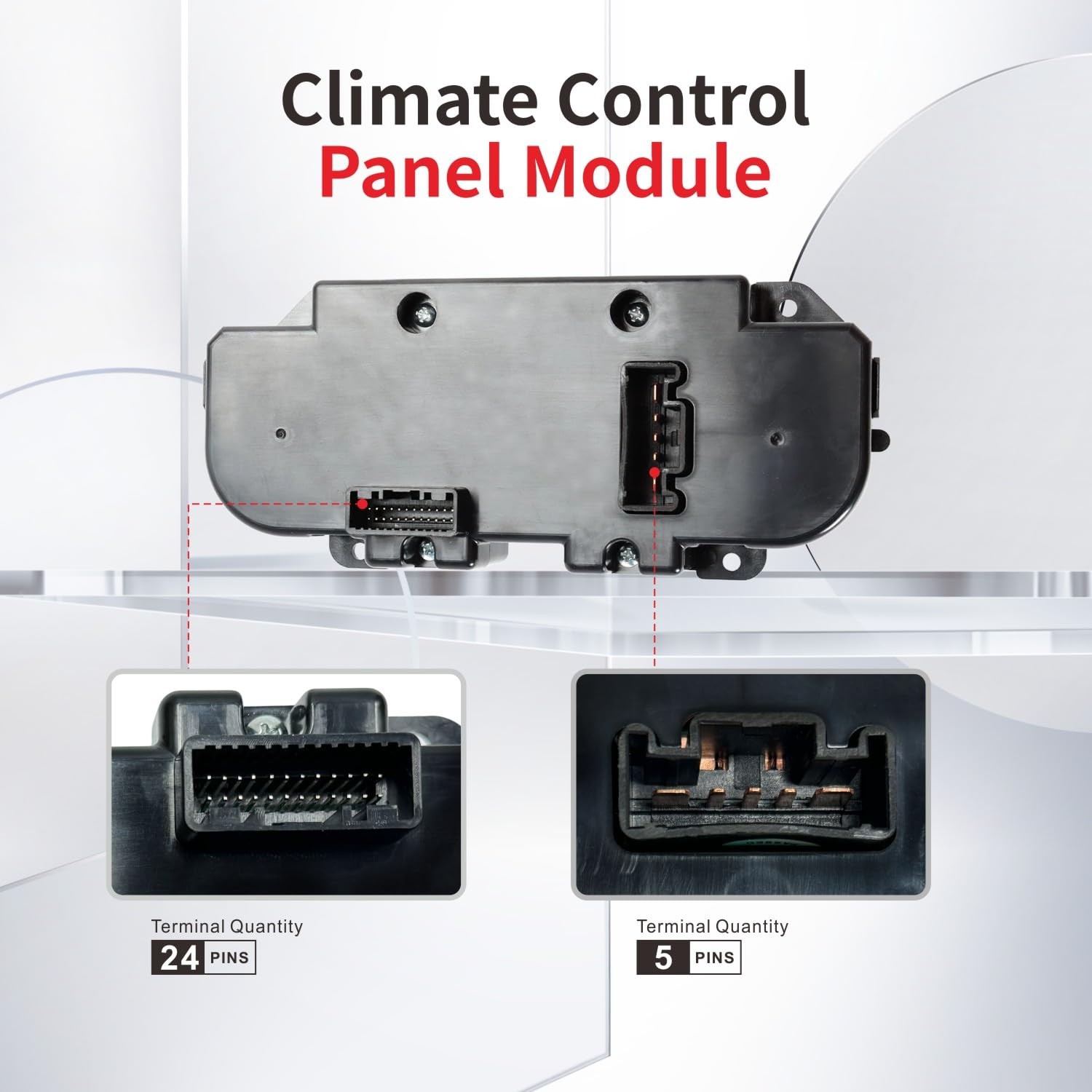 68268189AA AC Heater Climate Control Unit Module Heat Defrost Compatible with
