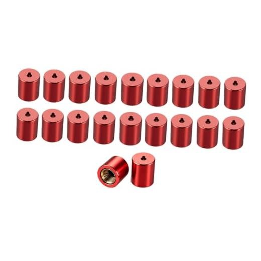 Refrigerant Locking Caps 20-Pack, 1/4 Inch Tamper Resistant AC Valve Port Cap