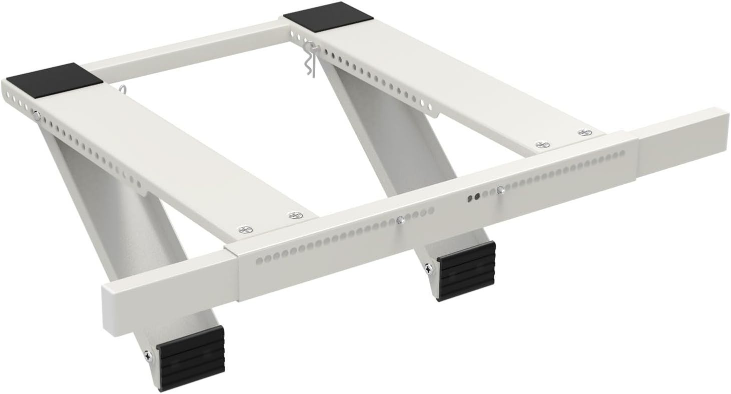 No-Drill Window AC Bracket – Safety Features, Adapts to 24-38&Prime; Windows