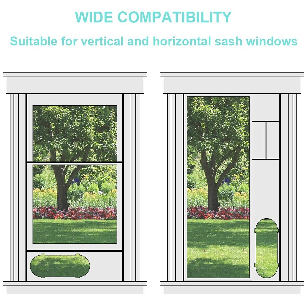Portable Air Conditioner Window Kit with Coupler, Portable AC Window Kit Accesso