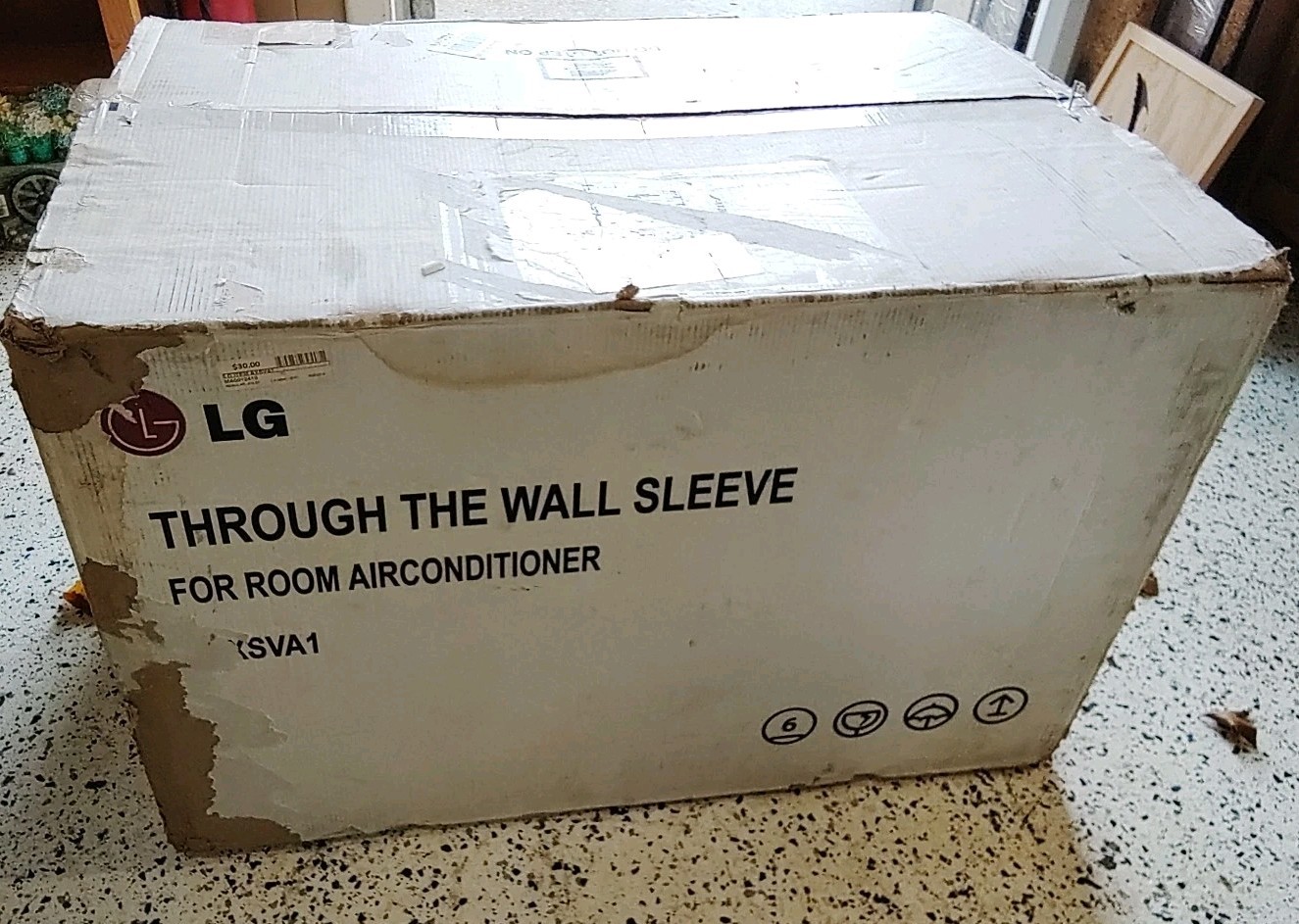 LG AXSVA1 Sleeve with Rear Aluminum Grille for Through The Wall Air Conditioner