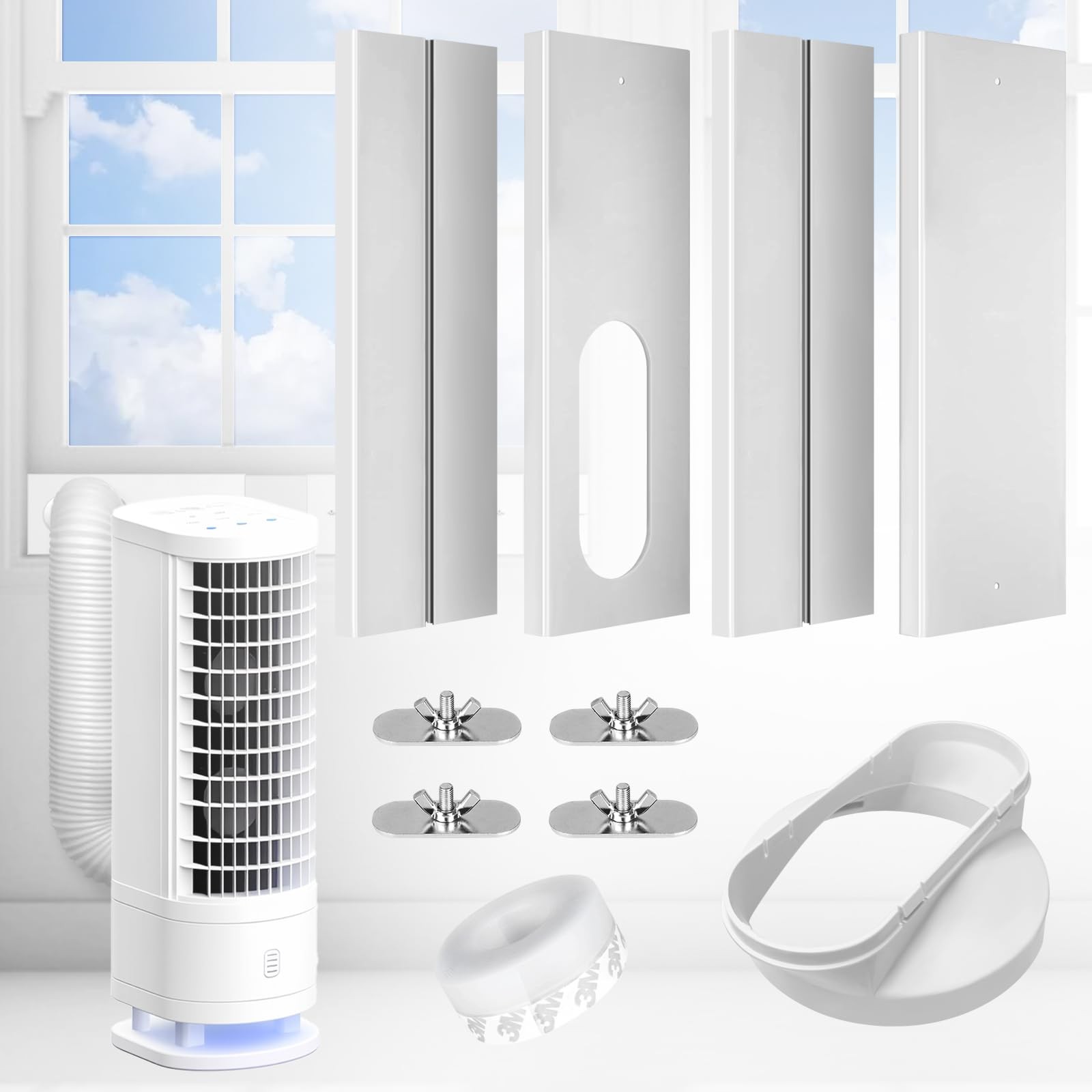 Upgrade Portable ac Window Vent Kit ac Window Seal Kit Portable Air Conditioner