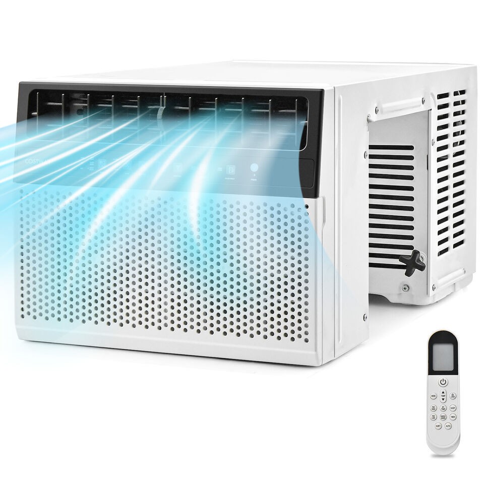 Window Air Conditioner Handy Remote LED Control Panel 10000 BTU AC Cooling Unit
